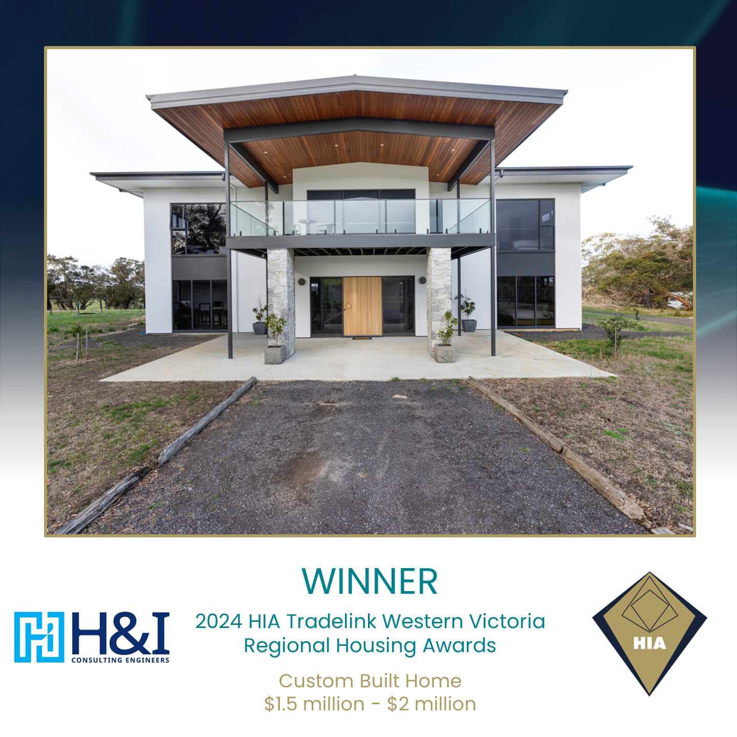 HIA Awards Winner - Custom built home - $1.5-$2 million