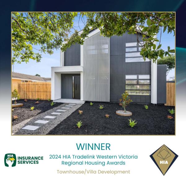 HIA Awards Winner, townhouse/villa development